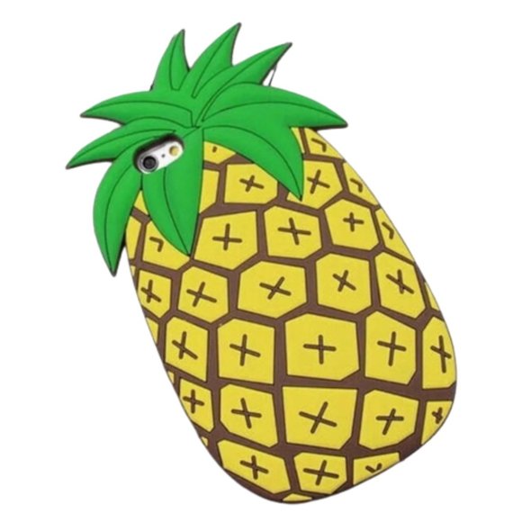 NWT pineapple 🍍‎ silicone iPhone 7 iPhone X case design - Picture 1 of 16